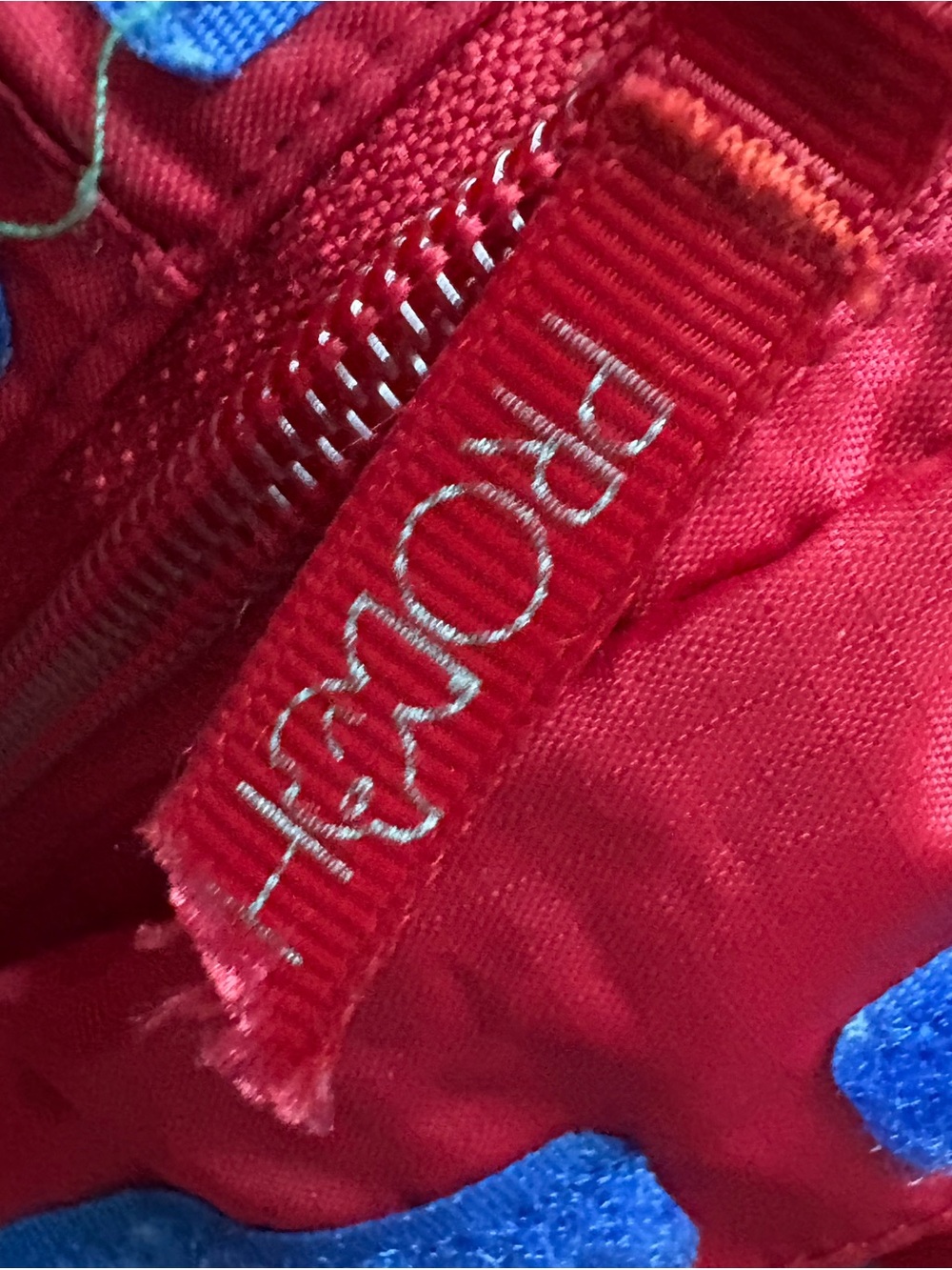 Prodeh Kids' Red Hooded Raincoat with Blue Lining - Picture 6 of 11